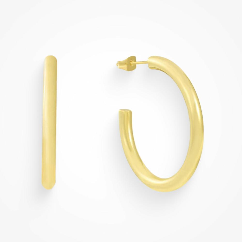 Brooklyn Hoops Earrings Gold