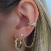 Cuffed Up Earrings Ear Cuffs Gold