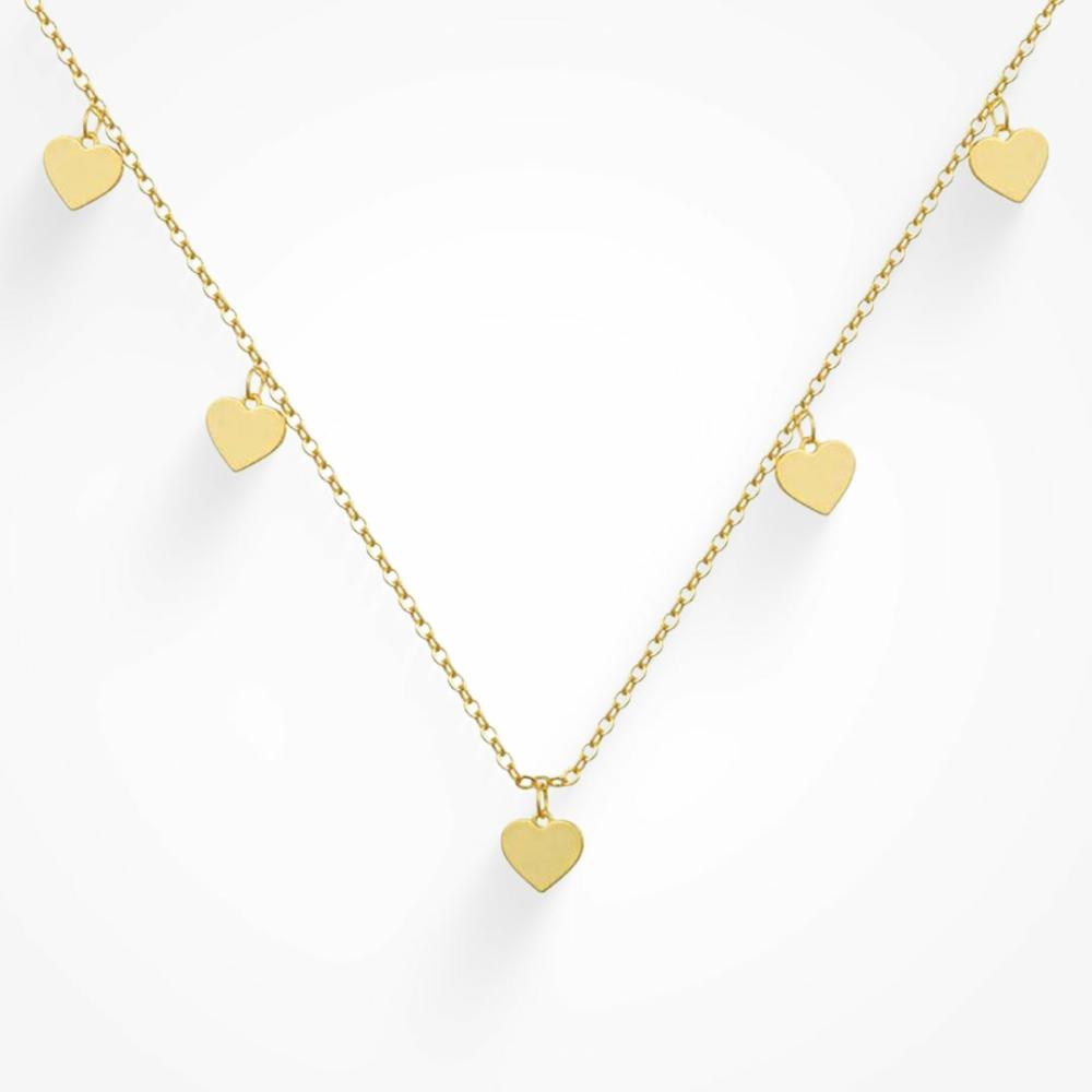 Falling In Love Necklace Jewelry Gold