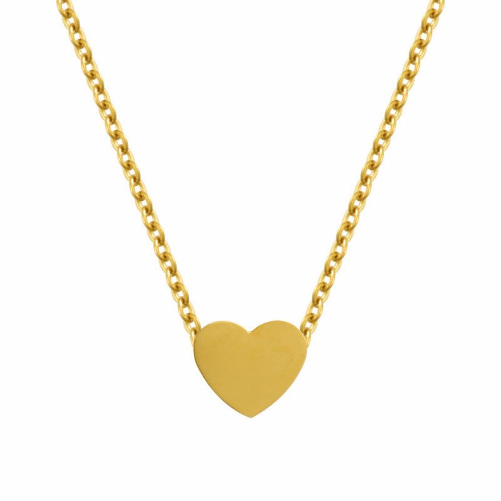 Follow Your Heart Necklace Jewelry Gold