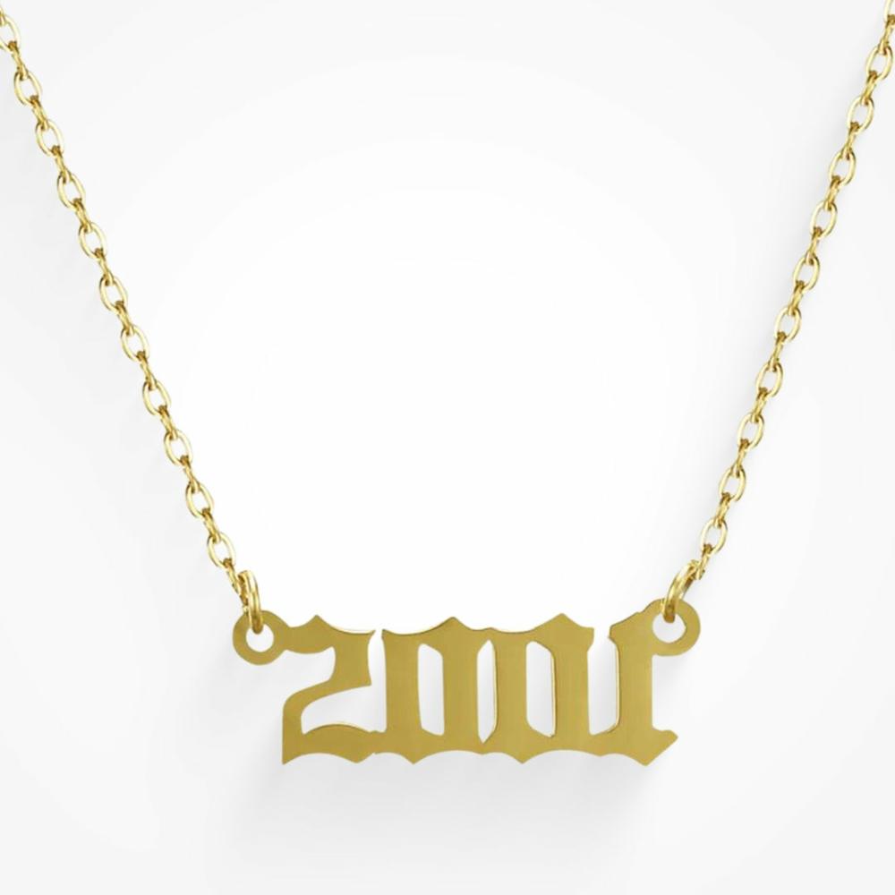 Golden Year Necklace Jewelry Gold