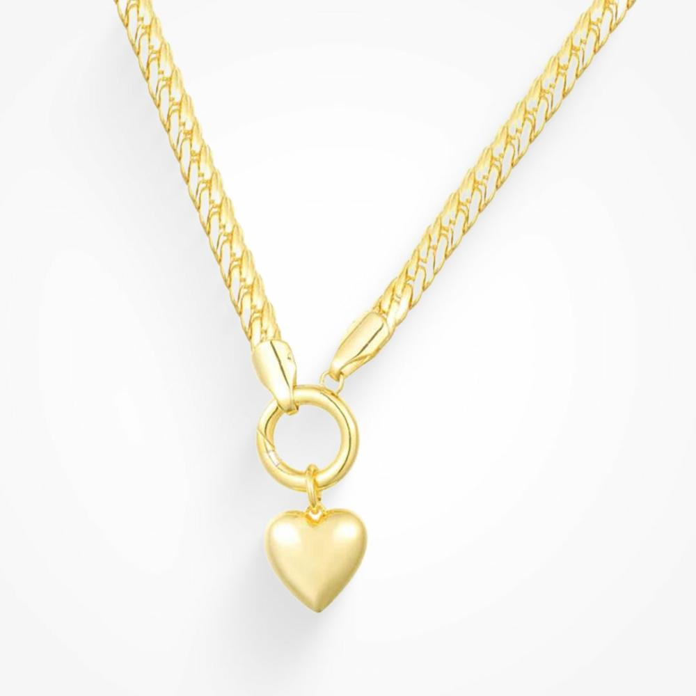 Heart And Soul Necklace Jewelry Gold