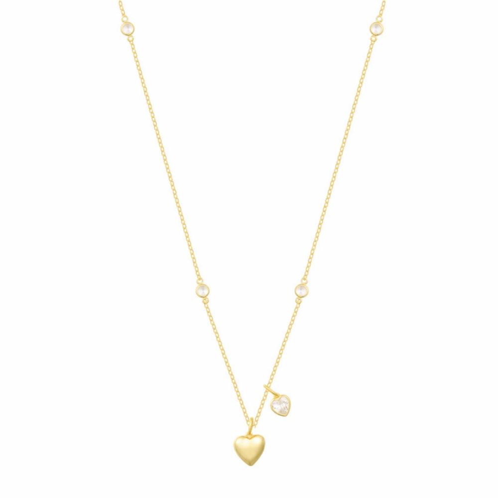 Heart To Heart Necklace Jewelry Gold