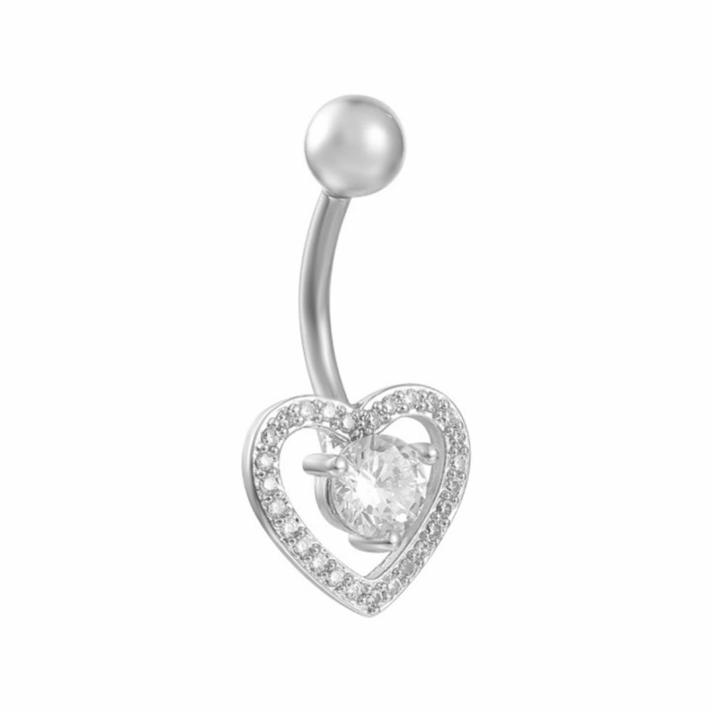 Heart’s Desires Belly Ring Belly Rings Silver