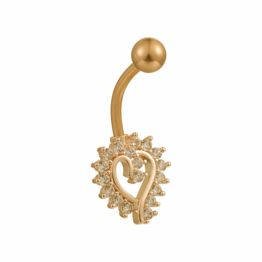 In Love Belly Ring Belly Rings Rose Gold