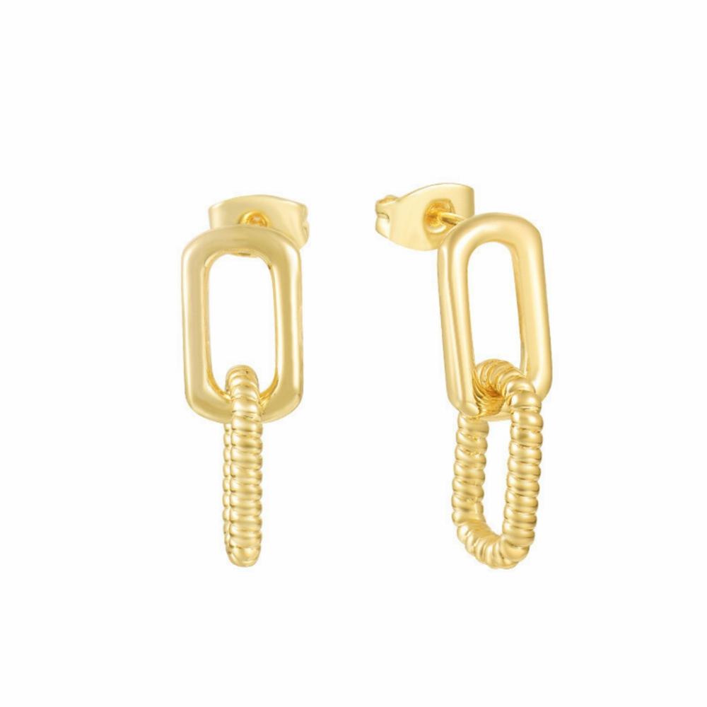 Let’s Link Earrings Earrings Gold