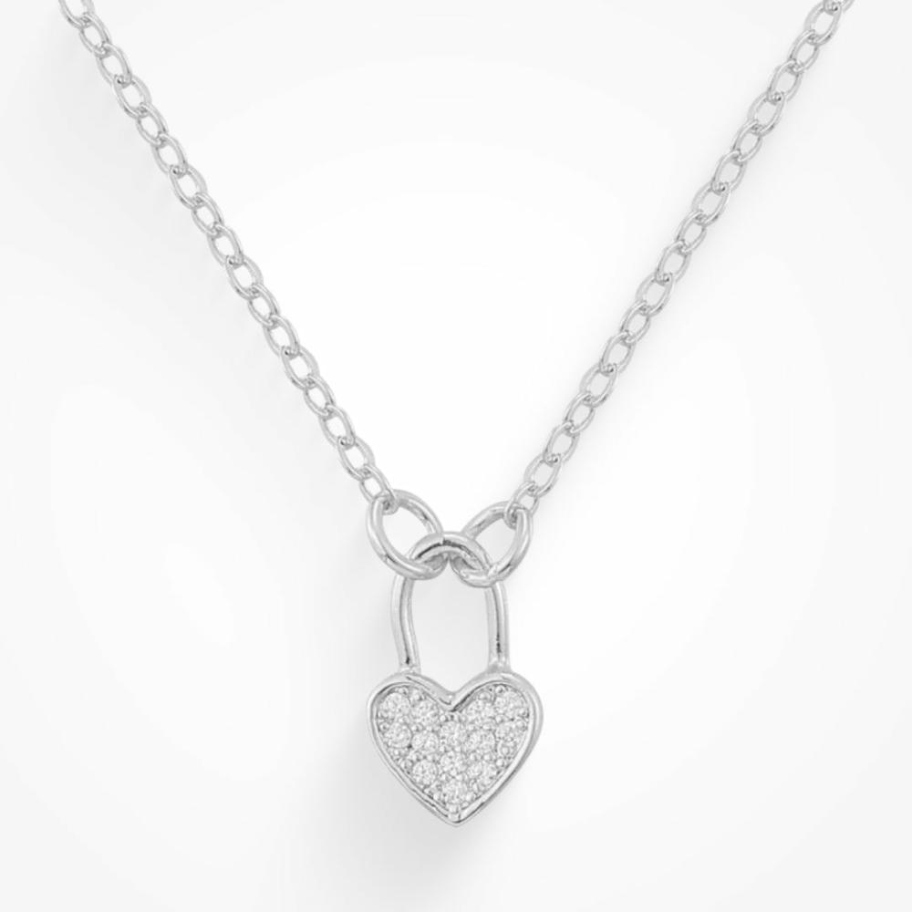 Locked In Love Necklace Jewelry Gold