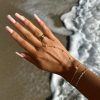 Lover Girl Hand Chain Bracelets Gold