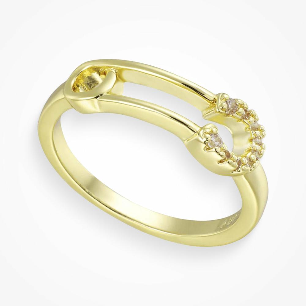 Pin It Ring Jewelry Gold