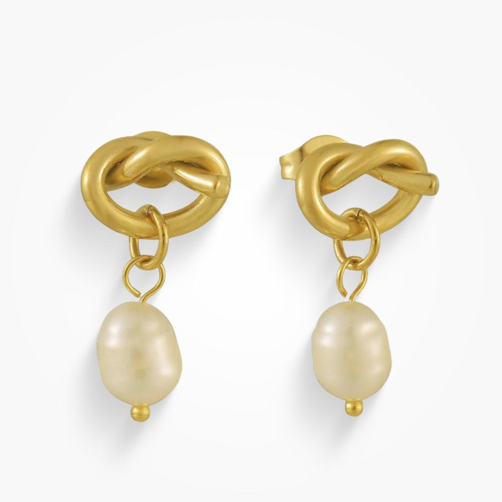 Tropicana Earrings Jewelry Gold