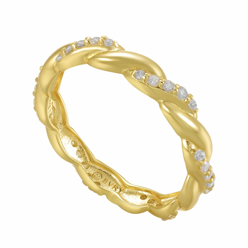 Twisted Love Ring Jewelry Gold