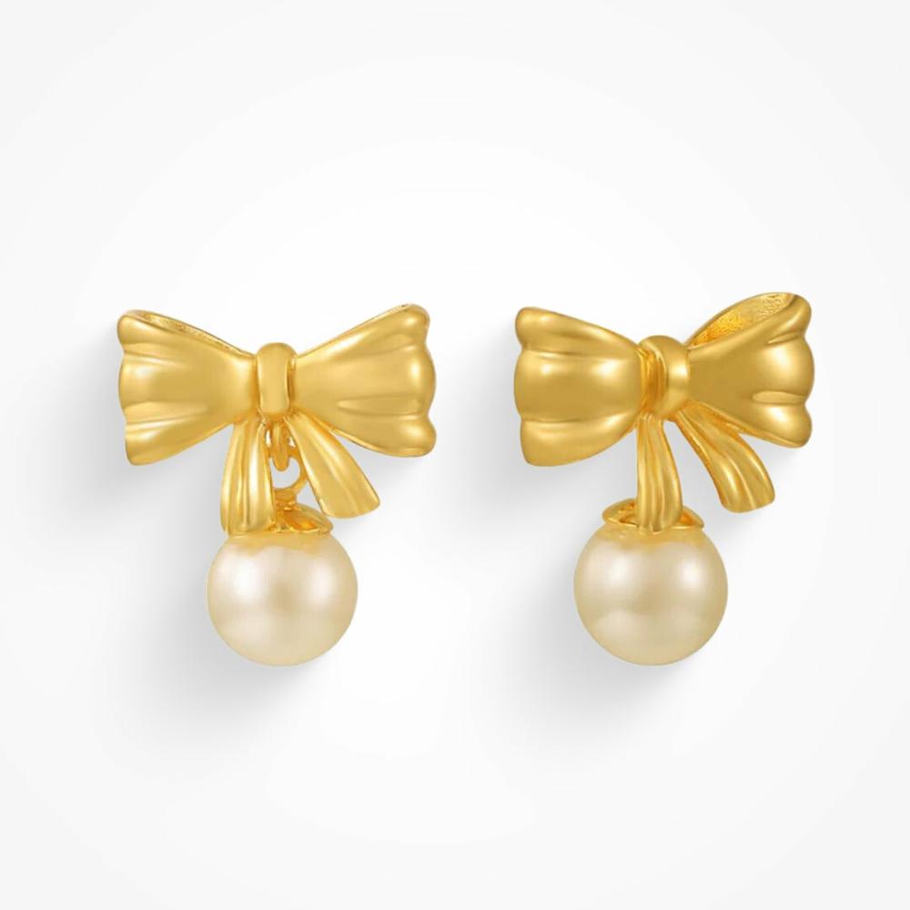 Coquette Earrings Earrings Gold