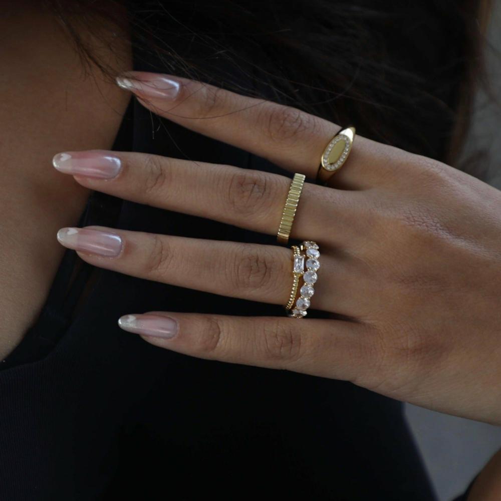 Ice Ice Baby Ring Jewelry Gold