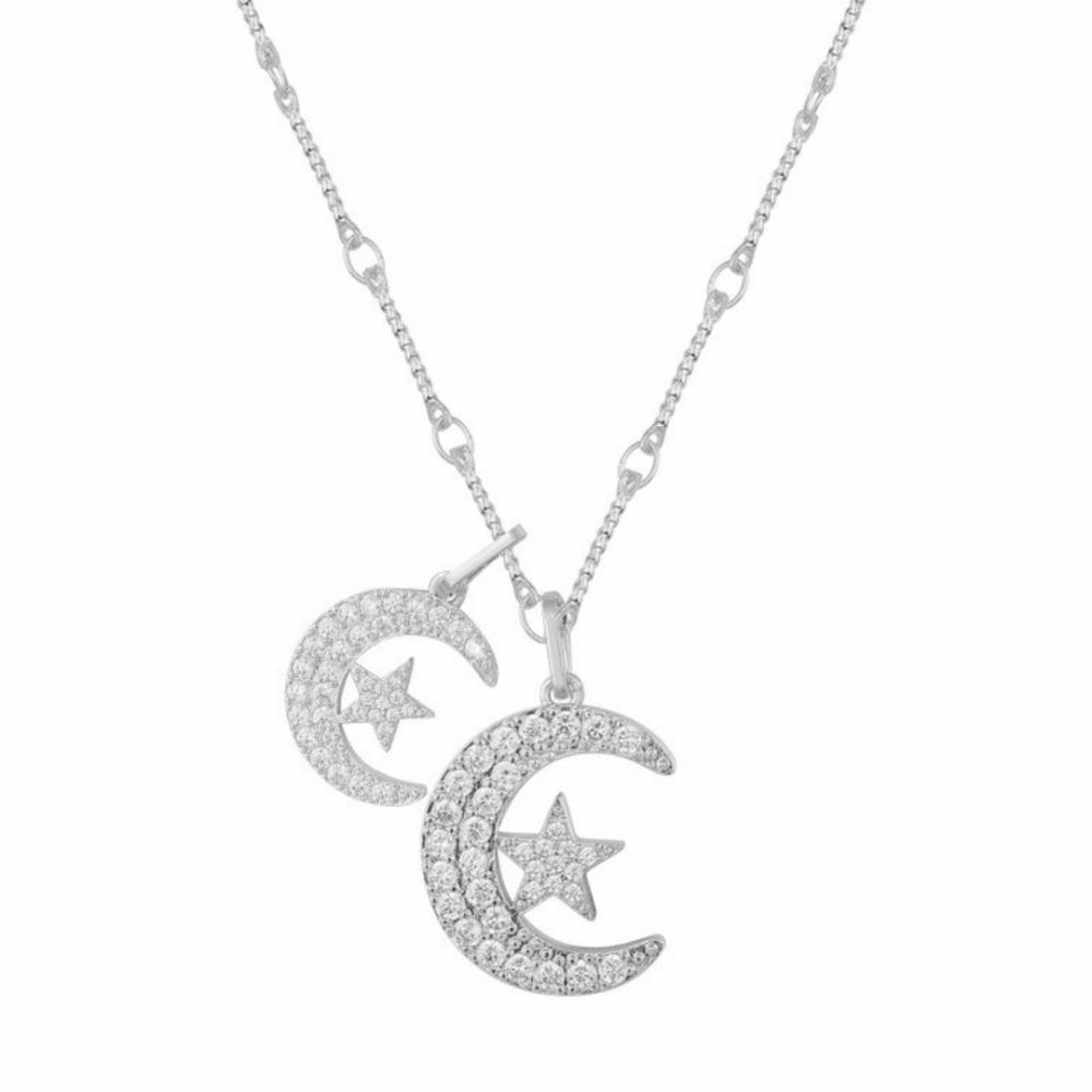 Star And Crescent Necklace Jewelry Gold